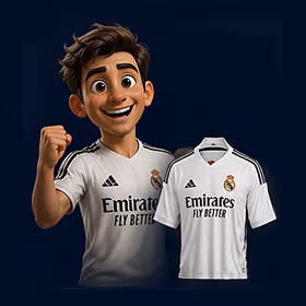Ganador con jersey Real Madrid