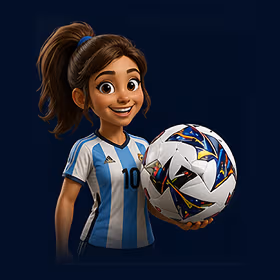 Ganadora con balón adidas